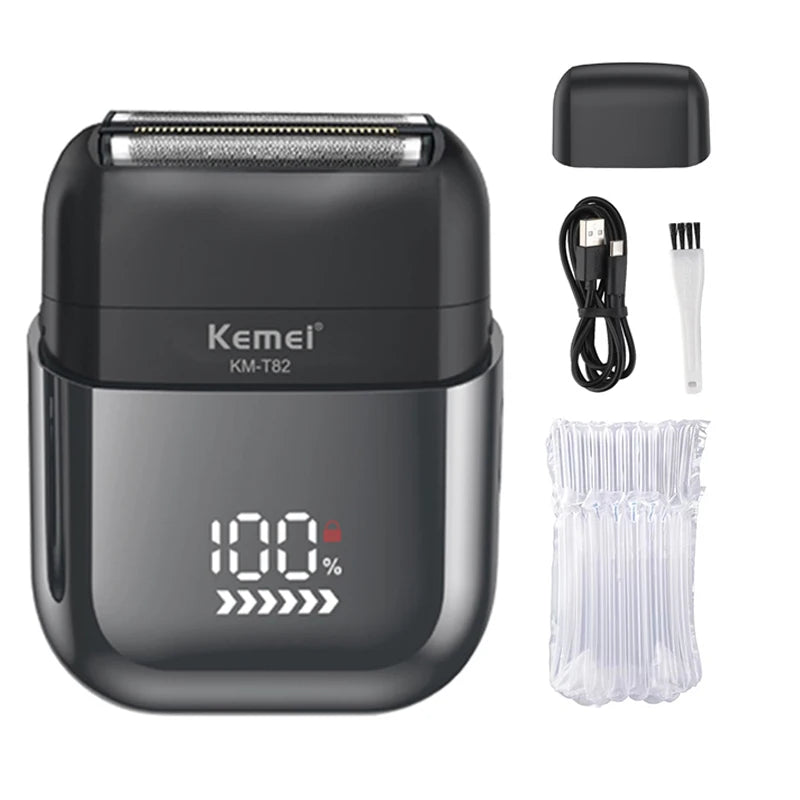 KEMEI km-t82 Usb Reciprocating Electric Shaver