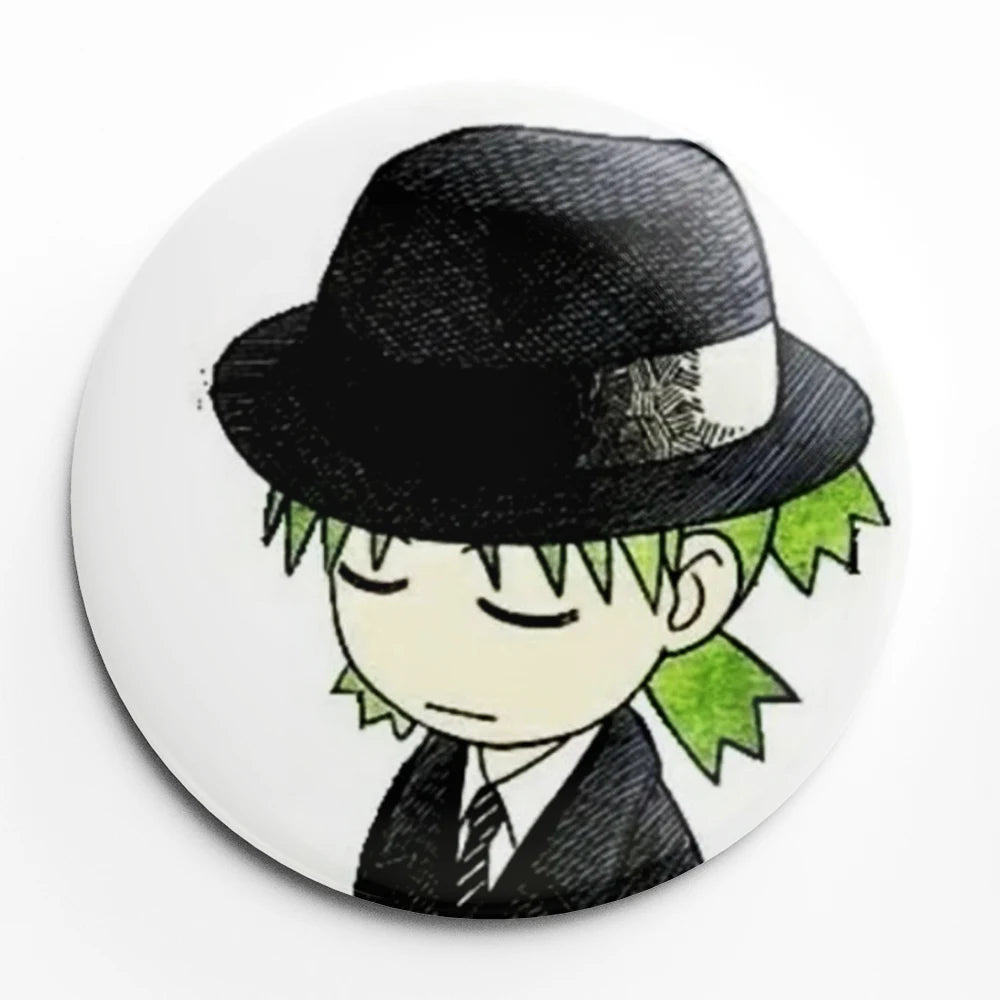 Yotsuba Anime Cartoon Soft Button Lapel Anime Pin
