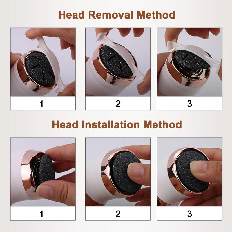 Electric Foot Care File for Soft, Smooth Feet -