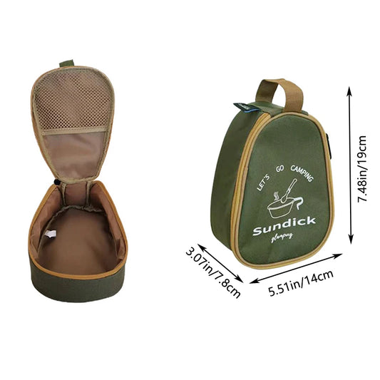 Camping Utensil Storage Bag, Camping Cookware Bag, for Multiple Pockets, Handle Carry, Family Camp, Outdoor, Camping Supplies. - MyLootWare