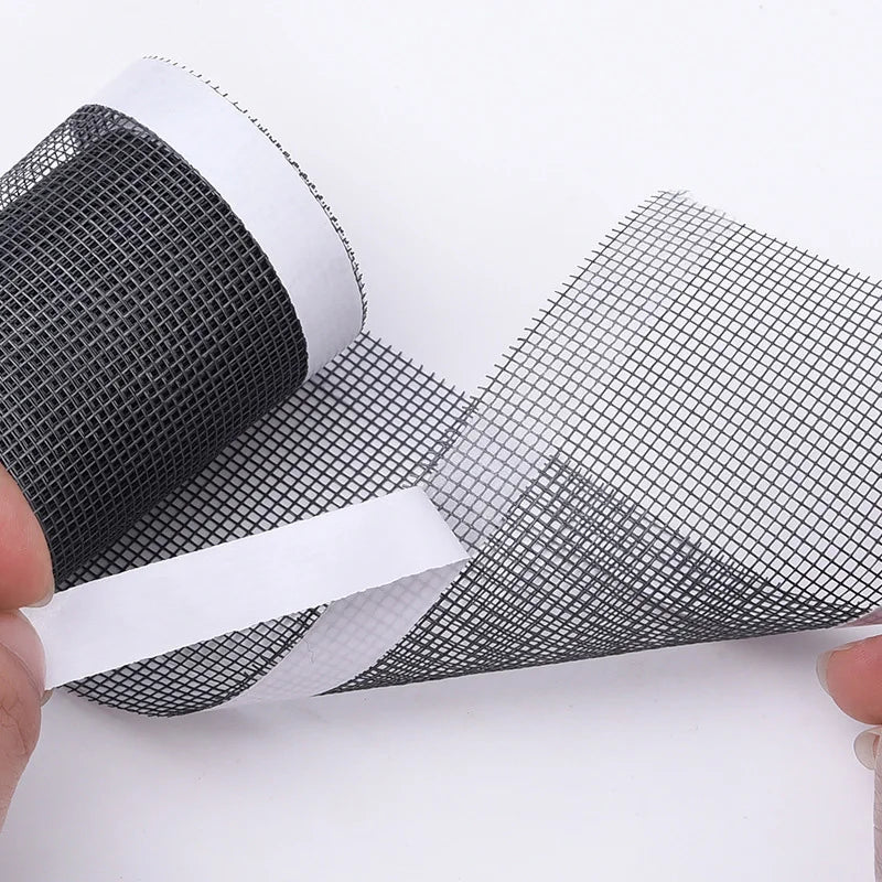 5m/Roll Shower Drain Hair Catcher Self-Adhesive Floor Drain Stickers Disposable Mesh Sink Strainer Filter For Bathroom Kitchen - MyLootWare