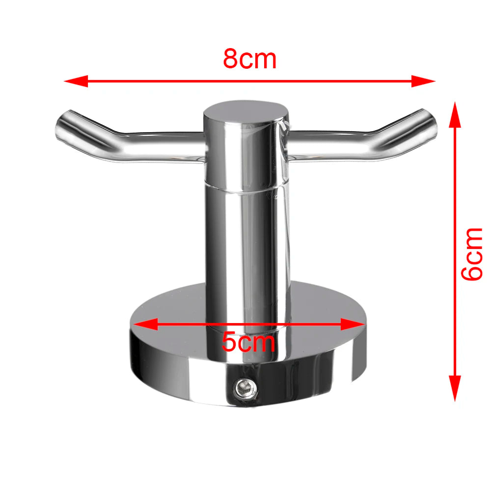 Coat Hooks Wall Mounted Heavy Duty Dual Coat Rack