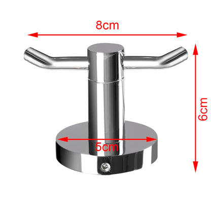 Coat Hooks Wall Mounted Heavy Duty Dual Coat Rack