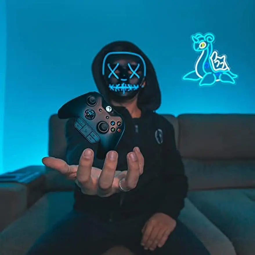 Anime Dragon Neon Sign Janpanese Neon Light for Game Room Bedroom Wall Decor Best Gifts for Anime Lovers USB Powered Anime Light - MyLootWare