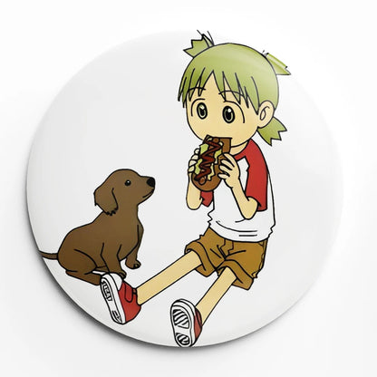 Yotsuba Anime Cartoon Soft Button Lapel Anime Pin