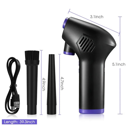 Wireless Air Duster USB Dust Blower Handheld Dust
