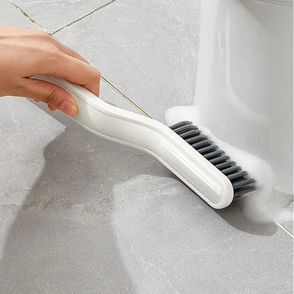 2 In1 Clip Hair Cleaning Brush Bathroom Tile Floor Gap Cleaning Brush Hard Bristle Window Crevice Cleaning Tool - MyLootWare
