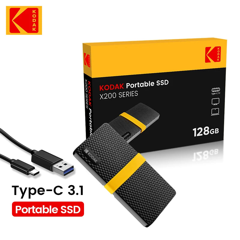 Kodak USB3.1 Type-c Portable ssd 1tb external hard