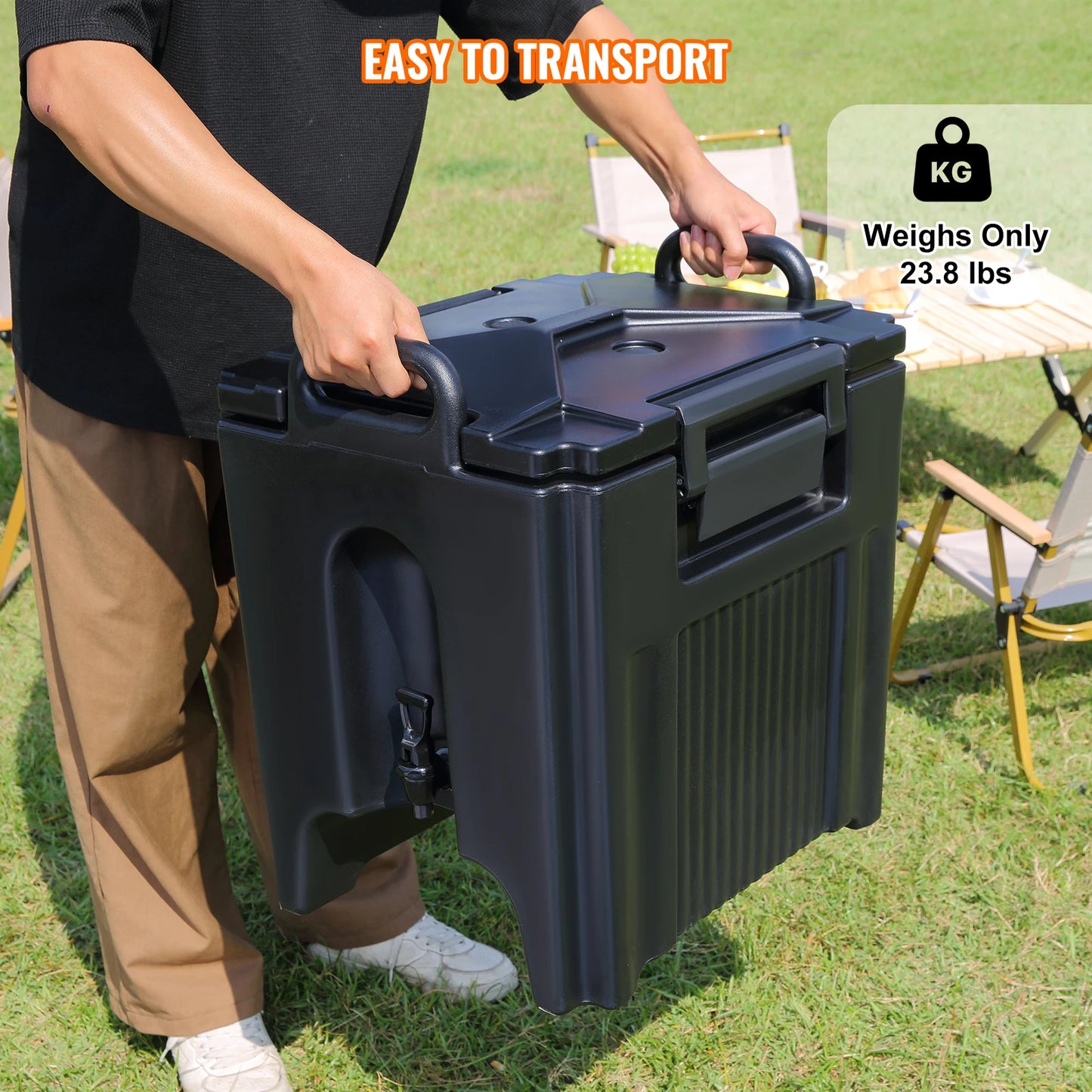 SucceBuy 2.5 5 10 Gallon Insulated Beverage