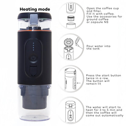 Houselin Portable 20 Bar Electric Espresso