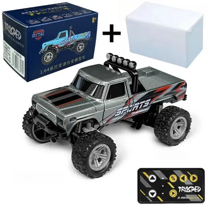 RC Off-Road Monster Truck 1/64 Remote Control Mini