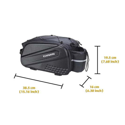 Bike Bags Large Capacity Bicycle Carrier Bag Luggage Shoulder Handbag Bike Rear Basket Waterproof Pannier Trunk Seat Saddle Bags - MyLootWare
