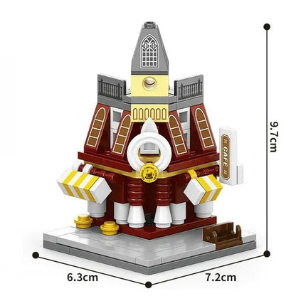 House Building Blocks Mini City Store Street View