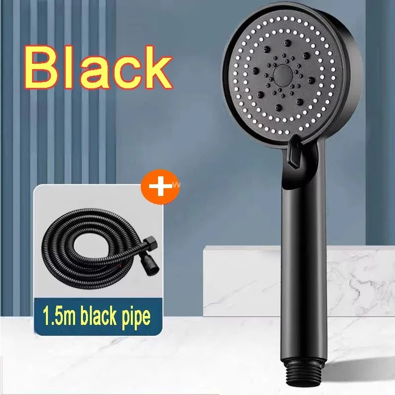 Bathroom Sink Faucet Head of A Shower High Pressure 5 Modes Adjustable Handheld Bath Sprayer Nozzle Shower Head Hose Accessories - MyLootWare