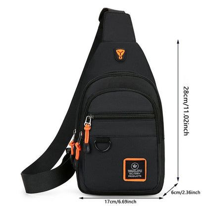 Chest Bags Men's One Shoulder Crossbody Bag Large Capacity Outdoor Sports Leisure Fashion Small Shoulder Bag Backpack Men's - MyLootWare