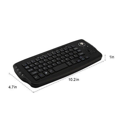 Jomaa 2.4G Wireless Trackball Keyboard with