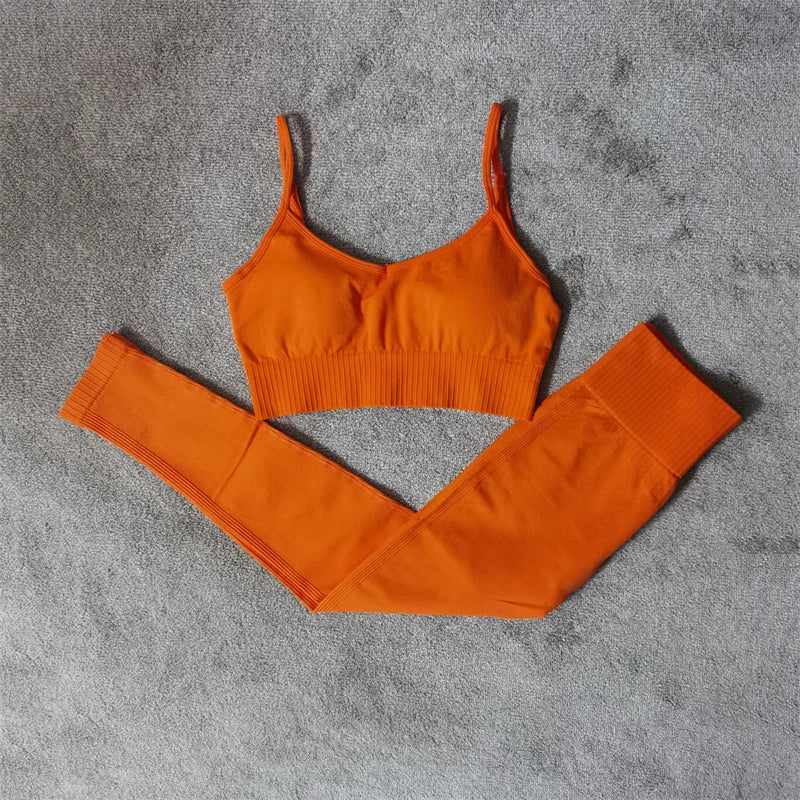 Fitness Yoga Set Seamless Sport Women's Sportswear