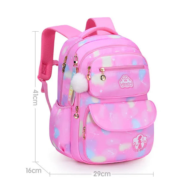 Backpack School Bag Girl Back Pack For Children Kid Child Teenager Female Class Schoolbag Primary Women Bagpack Teen Bookbag Kit - MyLootWare