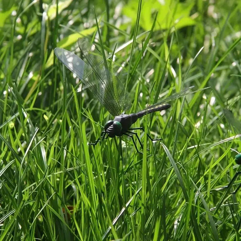 4 Outdoor Mosquito Repellent Simulation Dragonfly Stick Dragonfly Repellent Artifact - MyLootWare