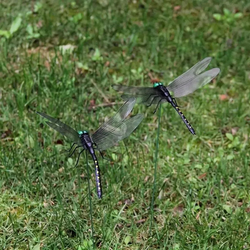 4 Outdoor Mosquito Repellent Simulation Dragonfly Stick Dragonfly Repellent Artifact - MyLootWare