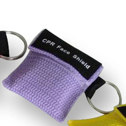 Keychain First Aid Emergency Face Shield CPR Mask