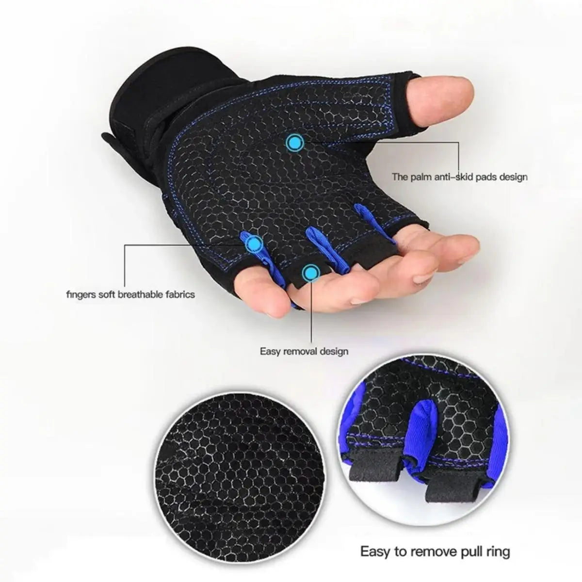 Gym Gloves for Men Women Fitness Weight Lifting