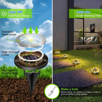 Garden Lights Outdoor Bright in-Ground Lights