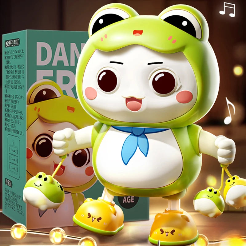 Children Cute Rabbit Electronic Toy Pet With Music Light Animal Game Frog Walking Dance Moving Kid Toys 3 Year Gifts - MyLootWare