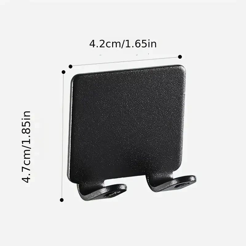 1pc Punch-free Razor Holder, Storage Hook, Space Aluminum Multi-purpose Bathroom Accessories - MyLootWare