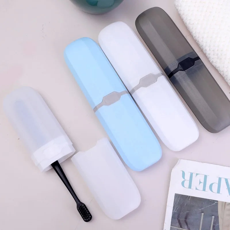 Travel Toothbrush Case Holder Plastic Portable
