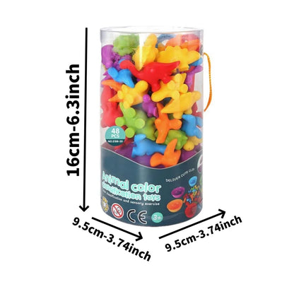 Children's Early Education Enlightenment Counting Toys Montreal Toys Teaching Aids Family Cognitive Classification Toys - MyLootWare