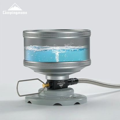 CAMPINGMOON Camping can be done with Inverted High-altitude Flat Gas Cylinders,Stoves,Extension Pipes with Valves, and Gas Pipes - MyLootWare