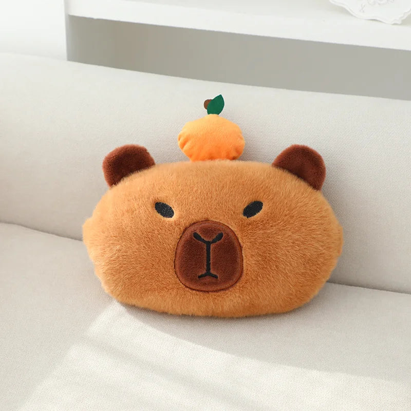 KAPIBARA Plush Toy Capybara Car Pillow Seat Belt