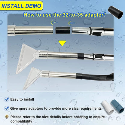 Extractor Hand Wand with Clear Head for Upholstery