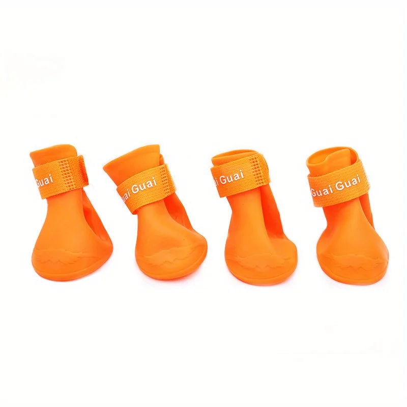 Pet Shoes Cute Pet Dog Shoes Rainproof Puppy Boots