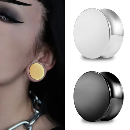 Doearko 2PCS Cool Stainless Steel Solid Double