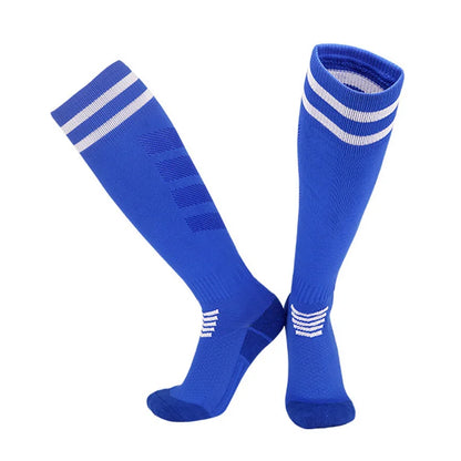 Towel Bottom Soccer Socks Breathable Knee High