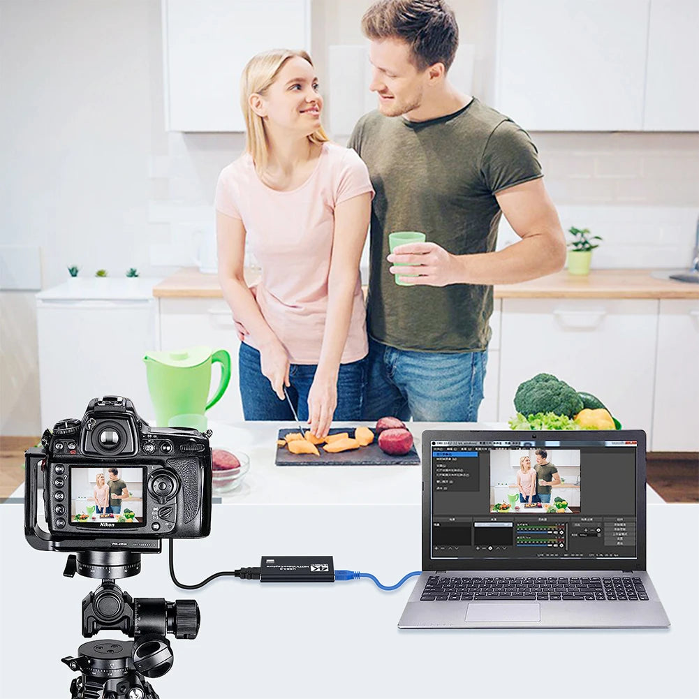 USB 3.0 4K HDMI-Compatible Capture Card Game