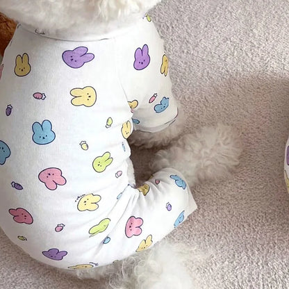 Pet Rabbit Base Coat Four Legged Clothes Teddy