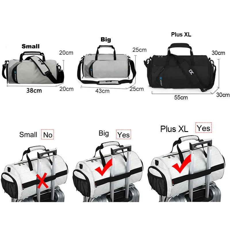 Gym Bag Fitness Bags Wet Dry Fitness Travel Bag