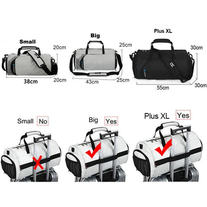 Gym Bag Fitness Bags Wet Dry Fitness Travel Bag