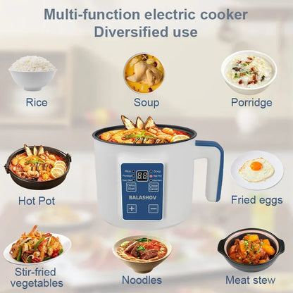1.7L Electric Rice Cooker Single Double Layer 220V Multi Cooker Non-Stick Smart Mechanical MultiCooker Steamed Rice Pot For Home - MyLootWare