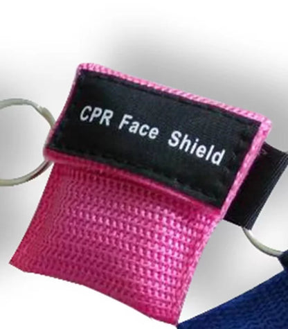 Keychain First Aid Emergency Face Shield CPR Mask