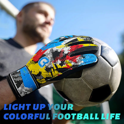 Graffiti Goalkeeper Gloves with Strong Grip