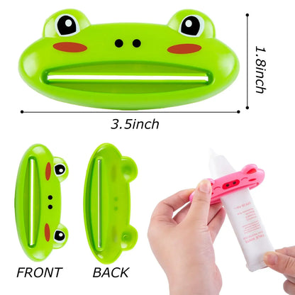 Cartoon Animal Toothpaste Squeezer Easy Use For Children Dispenser Kitchen Gadget Useful Home Tools Bathroom Plastic Tooth Paste - MyLootWare