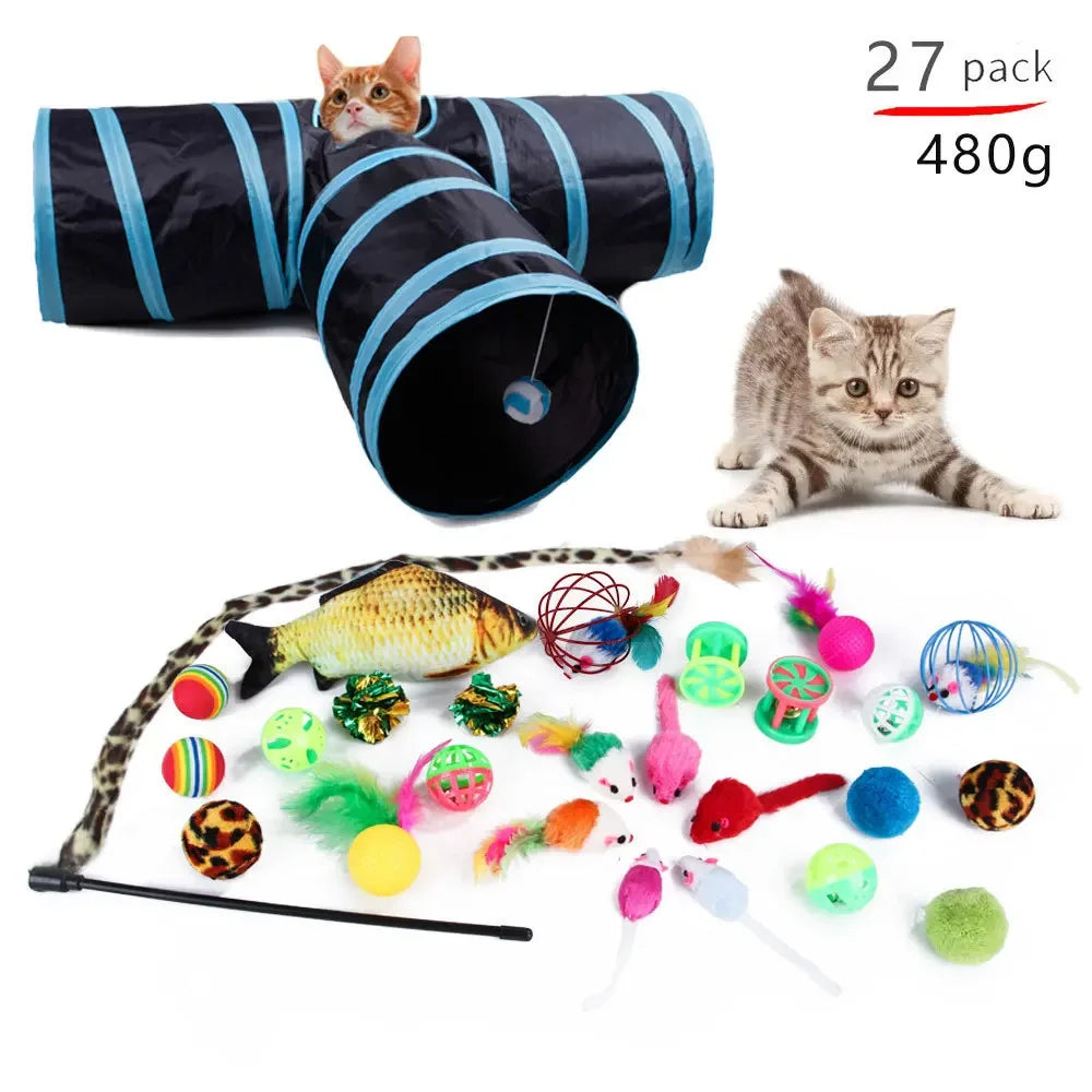 Funny Cat Tent Mouse Supplies Simulation Fish