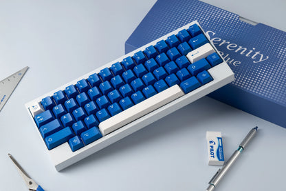 [Base Kit] PBTfans Serenity blue PBT material