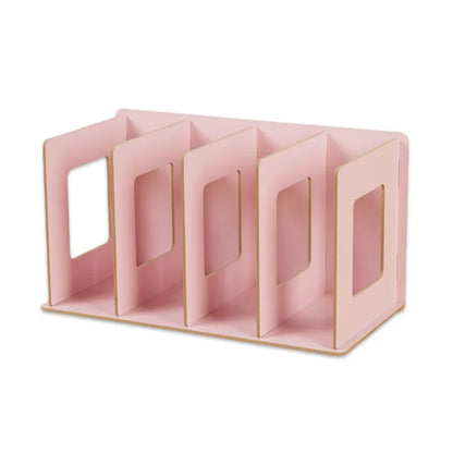 Simple Wooden Desktop Book and Pen Holder