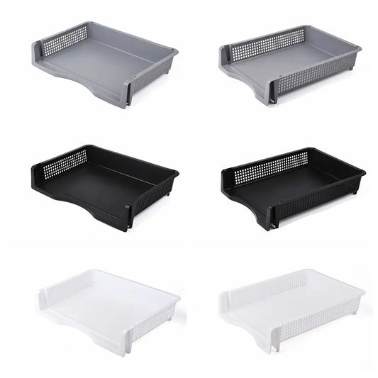 Desktop Organizer Stackable File Rack Fashion File