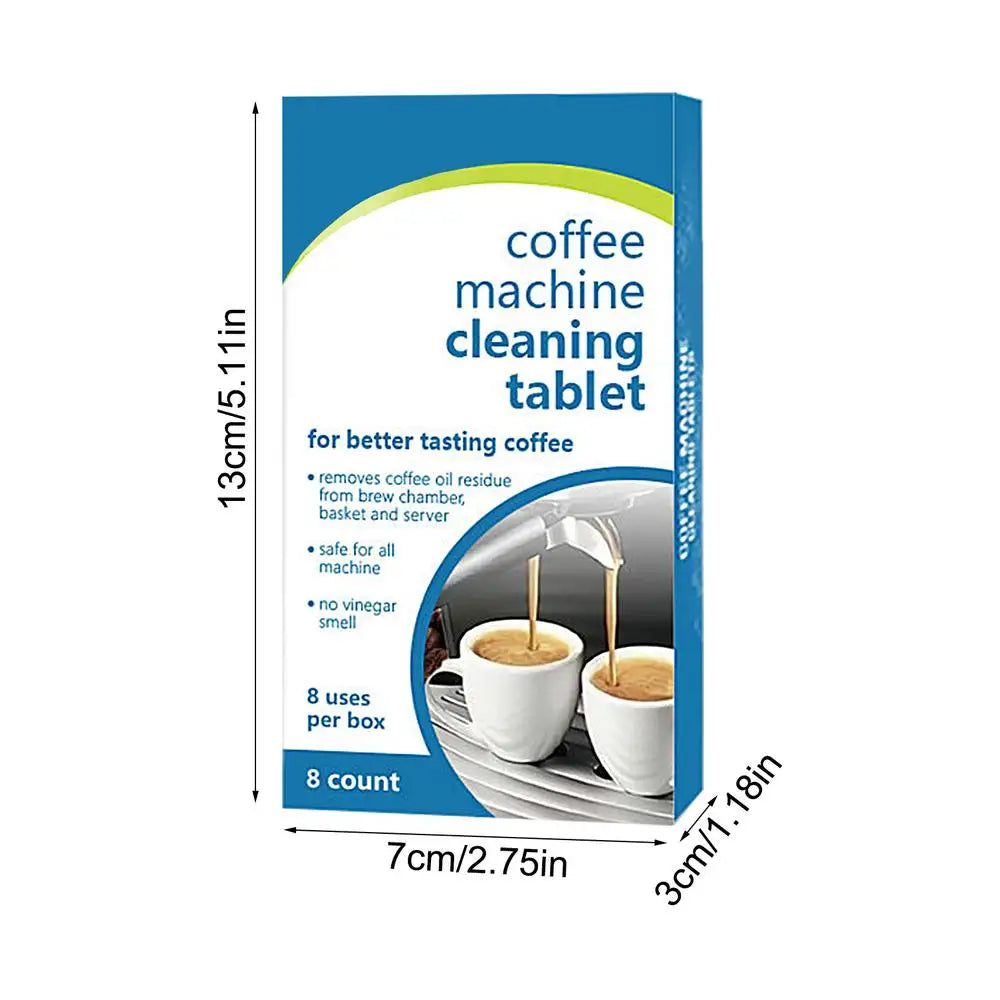 Coffee machine cleaning tablets 8 tablets coffee